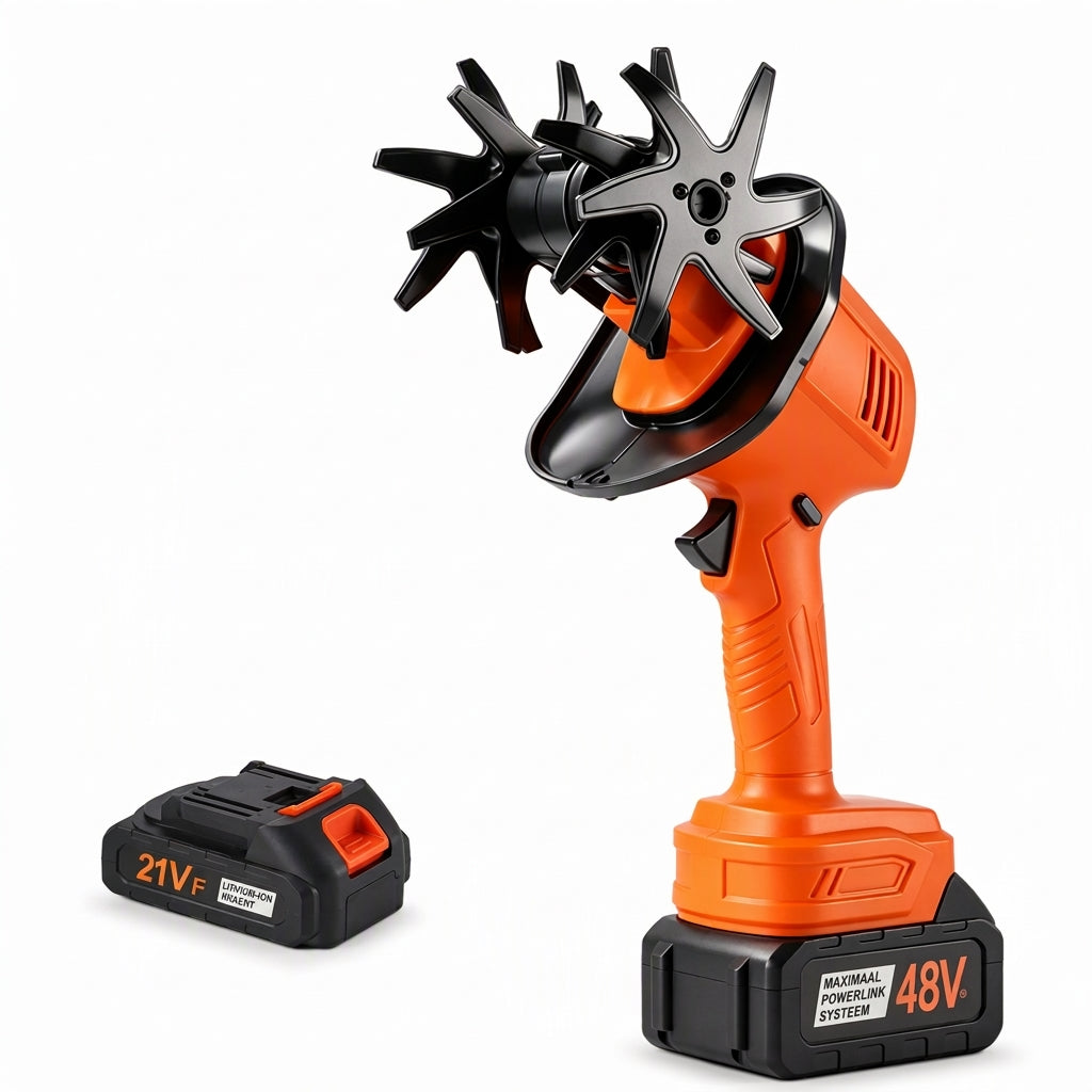 🌱 TIJDELIJKE ACTIE: 50% KORTING! ⚙️ Draadloze handheld mini-grondfrees – Lichtgewicht, krachtig en draagbaar ✨