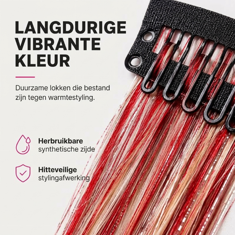 Sparkle Clip-in Haarlinten