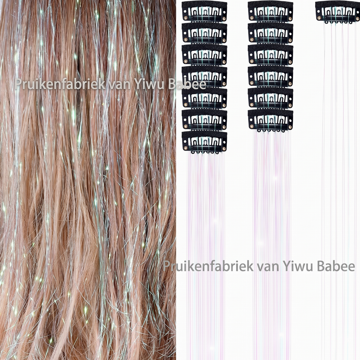 Sparkle Clip-in Haarlinten