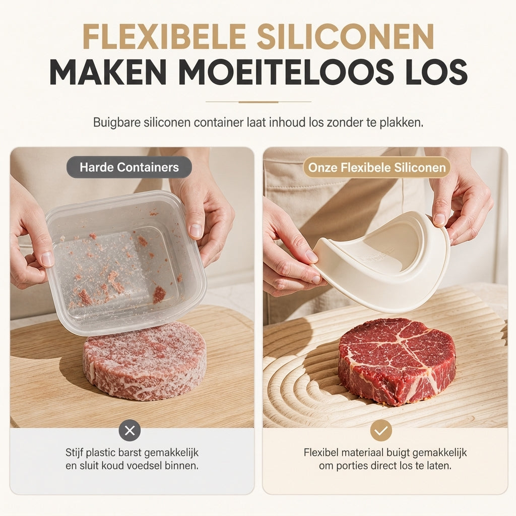 🍱💥Hoe meer u koopt, hoe meer korting u krijgt✨ Draagbare Magnetronbestendige Bento Lunchbox – Voedselveilige Siliconen Luchtvacuüm Afsluitbare Voedselcontainer voor Kantoor & Picknick 🥗