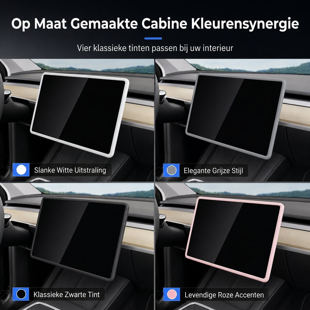 Beschermhoes van silicone voor het middenveldscherm, geschikt voor de 3- en Y-serie