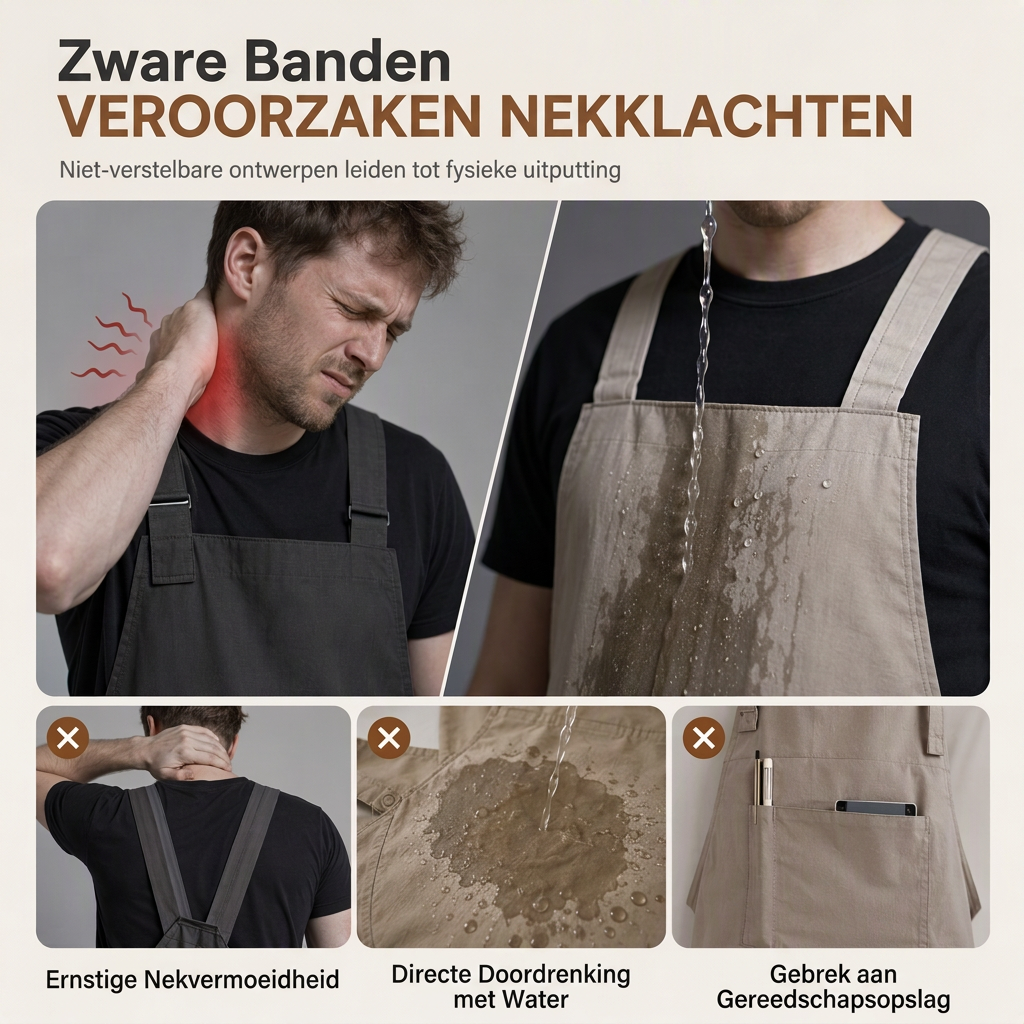 ⏳🔥TIJDELIJK 50% KORTING! ⏰Waterbestendig keukenschort met veststijl | 5 kleuren🧑‍🍳