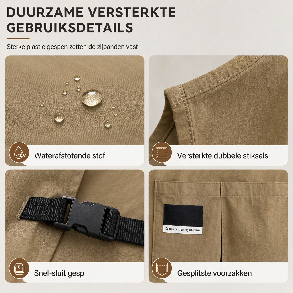 ⏳🔥TIJDELIJK 50% KORTING! ⏰Waterbestendig keukenschort met veststijl | 5 kleuren🧑‍🍳