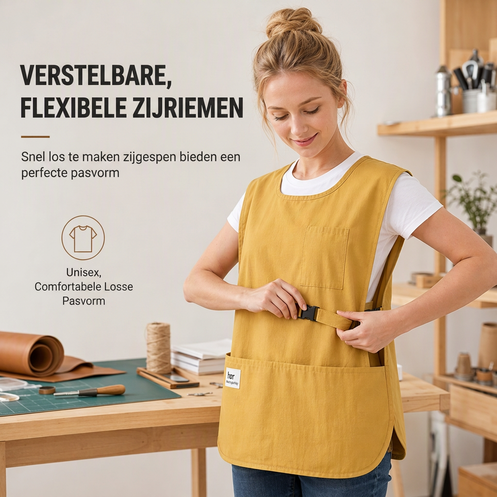 ⏳🔥TIJDELIJK 50% KORTING! ⏰Waterbestendig keukenschort met veststijl | 5 kleuren🧑‍🍳