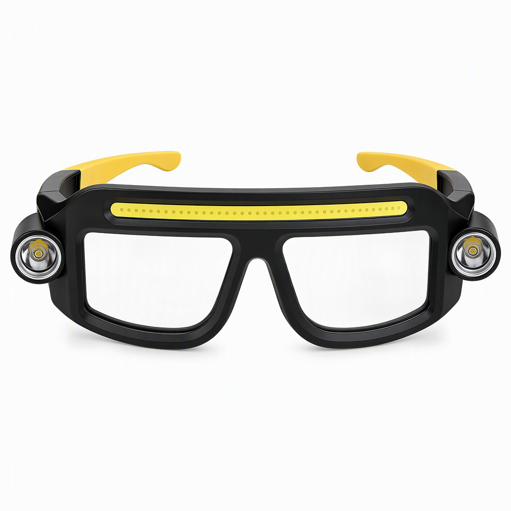 ⏳ Tijdelijke aanbieding ⏰👓 USB oplaadbare dubbelzijdige klembrilverlichting – 5 helderheidsstanden, handsfree ✨