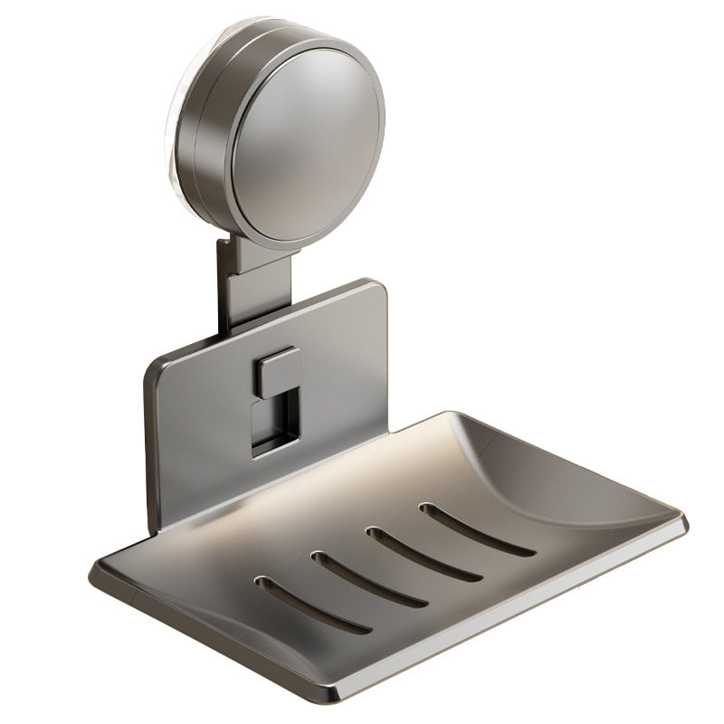 🧼 Zeephouder met vacuümzuiging: V-vormige afwatering, roestvrij aluminium, geen boren, draaislot
