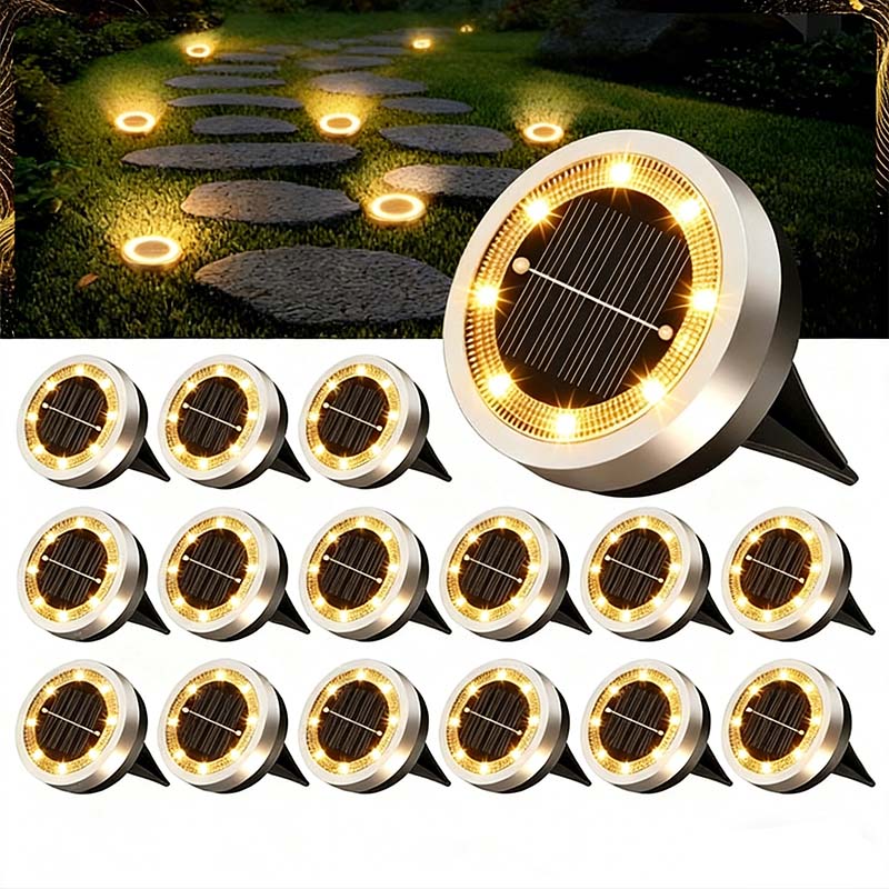 💥 Buiten Tuin Zonne Grond Lampen – 4 Stuks ☀️🌿✨