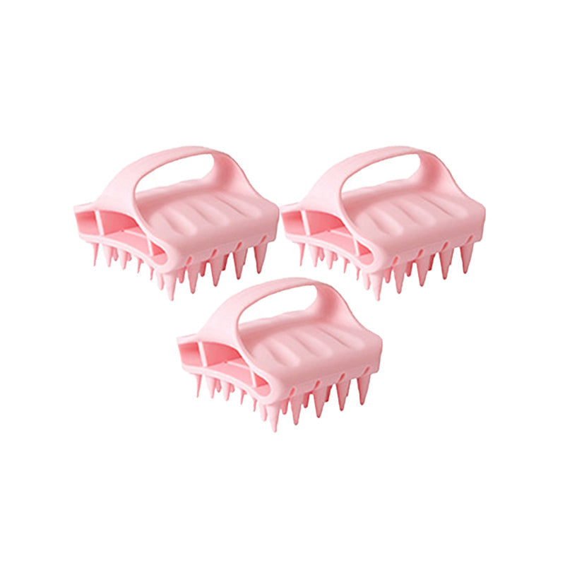 💆 Siliconen Hoofdhuidmassageborstel