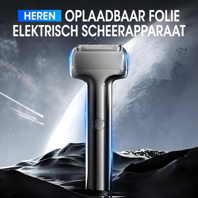 🪒Oplaadbare Foil Elektrische Scheerapparaat Voor Mannen ⚡🧔– Efficiënt Dicht Scheren, Draadloze Draagbare Nat & Droge Baard Scheermesje Voor Dagelijkse Verzorging