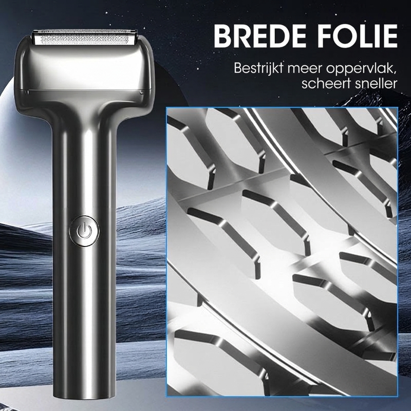 🪒Oplaadbare Foil Elektrische Scheerapparaat Voor Mannen ⚡🧔– Efficiënt Dicht Scheren, Draadloze Draagbare Nat & Droge Baard Scheermesje Voor Dagelijkse Verzorging