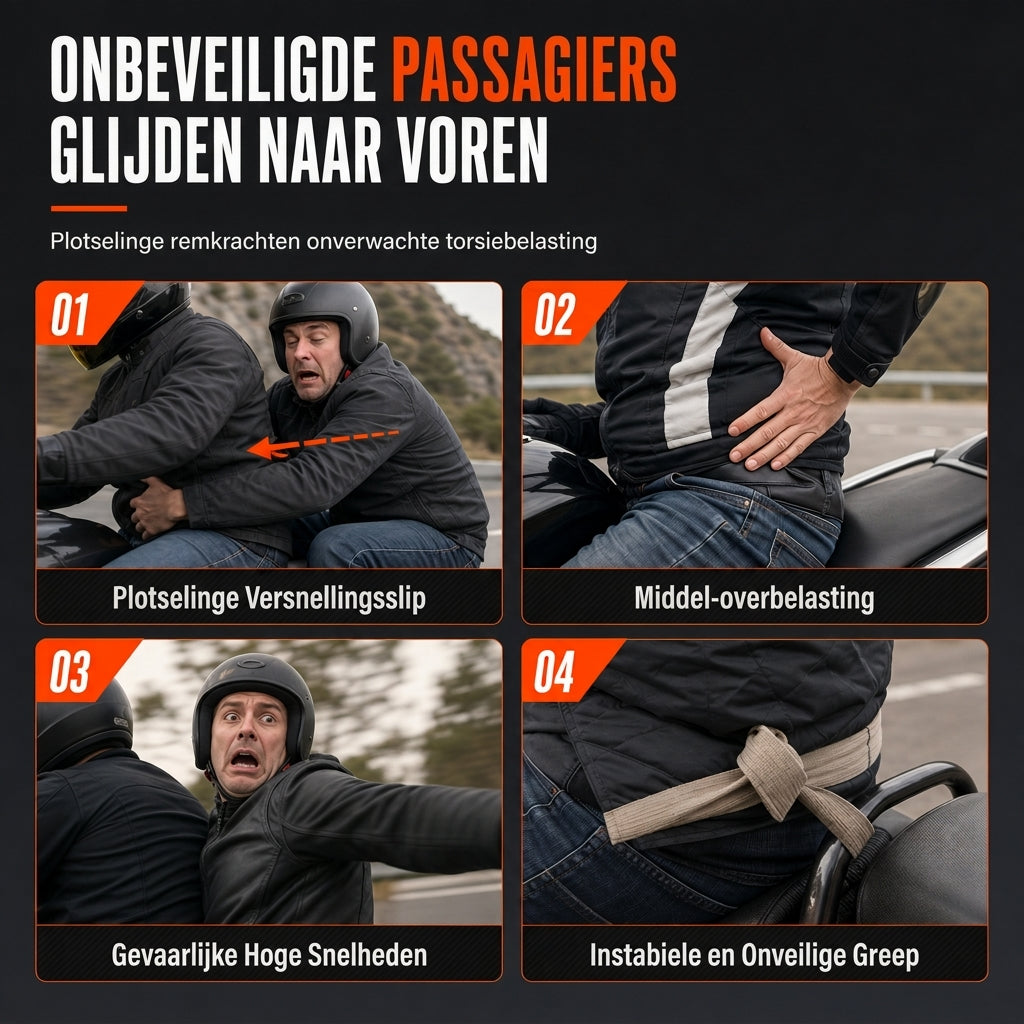 🔥Veilig passagiers onmiddellijk💥Zware powersports-gordel met stevige grip