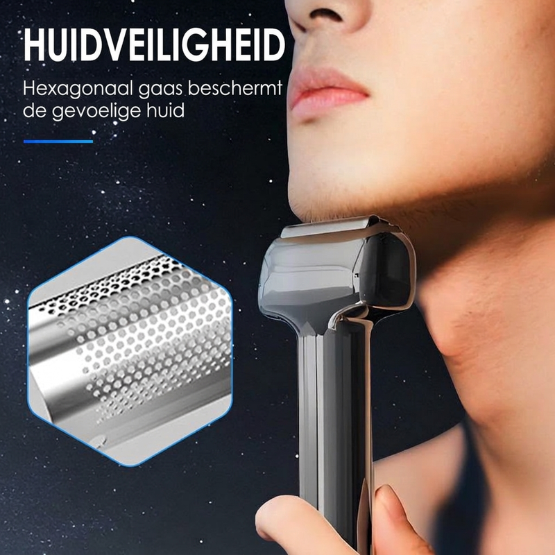 🪒Oplaadbare Foil Elektrische Scheerapparaat Voor Mannen ⚡🧔– Efficiënt Dicht Scheren, Draadloze Draagbare Nat & Droge Baard Scheermesje Voor Dagelijkse Verzorging