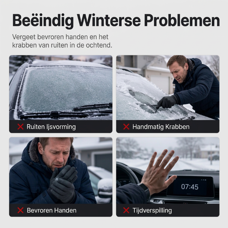 Magnetische Autowindschild Cover Verdikt Waterdicht Sunshade en Sneeuwschild met Reflecterende Strips