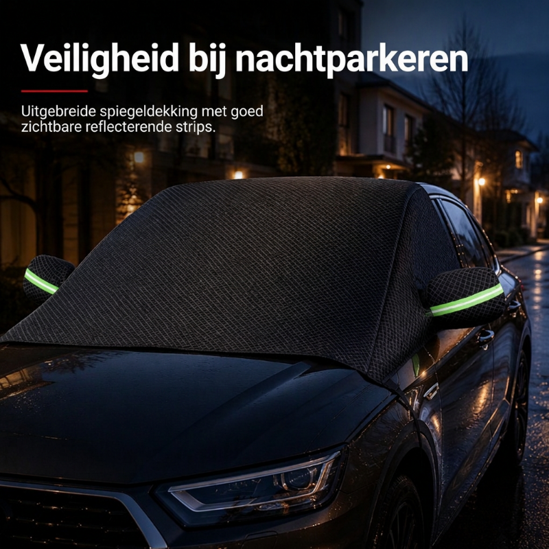 Magnetische Autowindschild Cover Verdikt Waterdicht Sunshade en Sneeuwschild met Reflecterende Strips