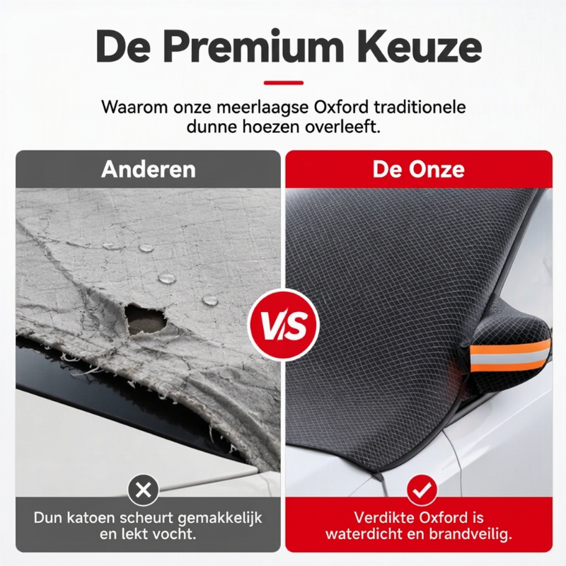 Magnetische Autowindschild Cover Verdikt Waterdicht Sunshade en Sneeuwschild met Reflecterende Strips