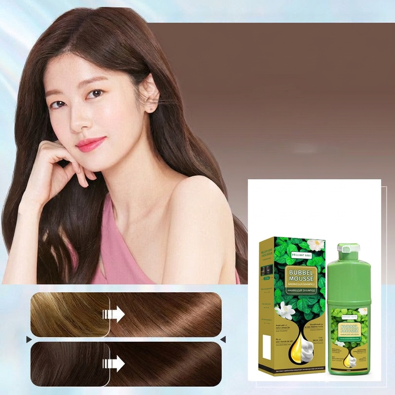 🔥Beperkte Tijd Promotie 50% KORTING💇‍♀️Langhoudende Plantaardige Schuimhaarkleuring｜Ammoniakvrij Eenvoudig DIY Thuis Schuimhaarkleur