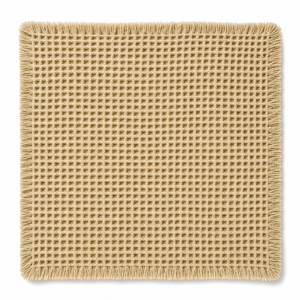 Antislip, waterabsorberende badmat met wafelstructuur, effen deurmat voor in de hal