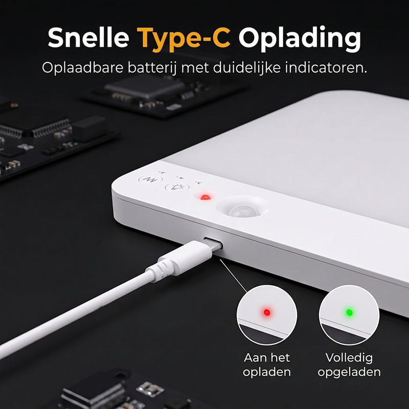 💓 Oplaadbewegingssensor plafondlamp