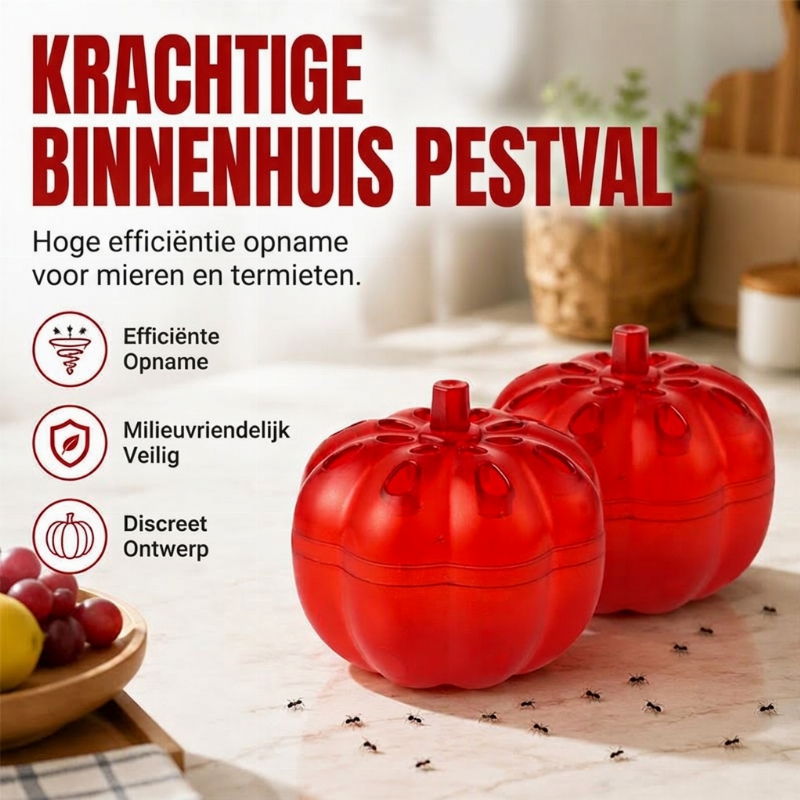 ⏰Pompoenvormige Fruitliegval voor Binnen