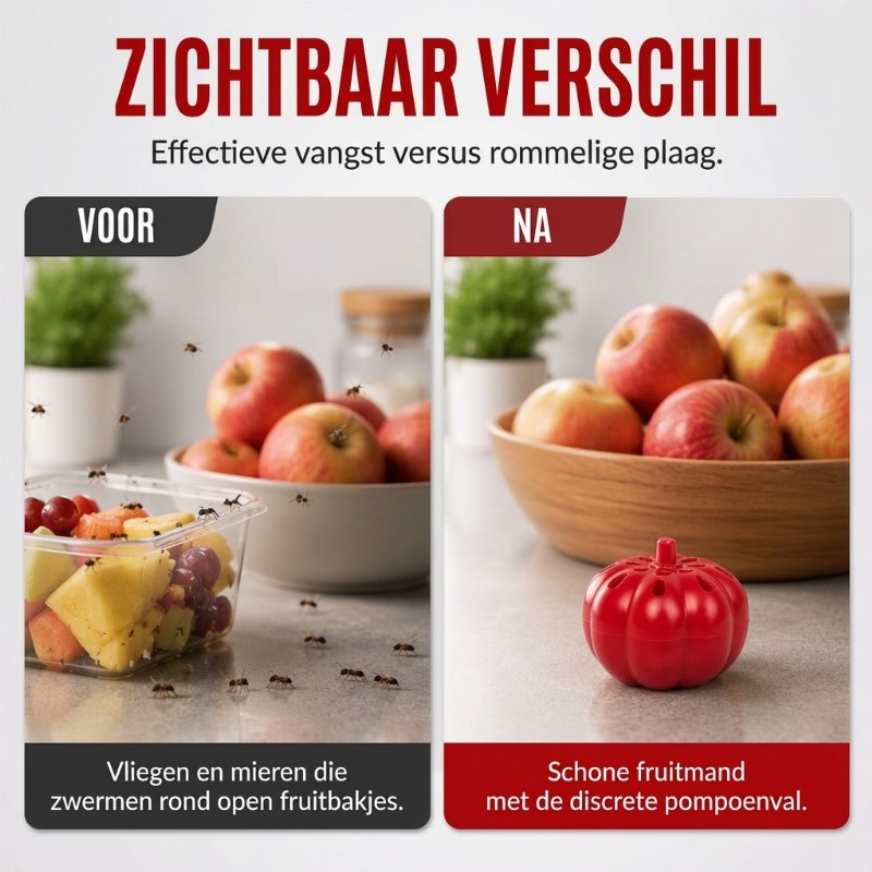 ⏰Pompoenvormige Fruitliegval voor Binnen