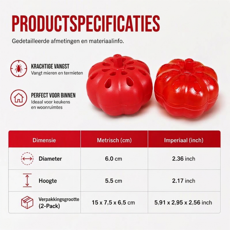 ⏰Pompoenvormige Fruitliegval voor Binnen