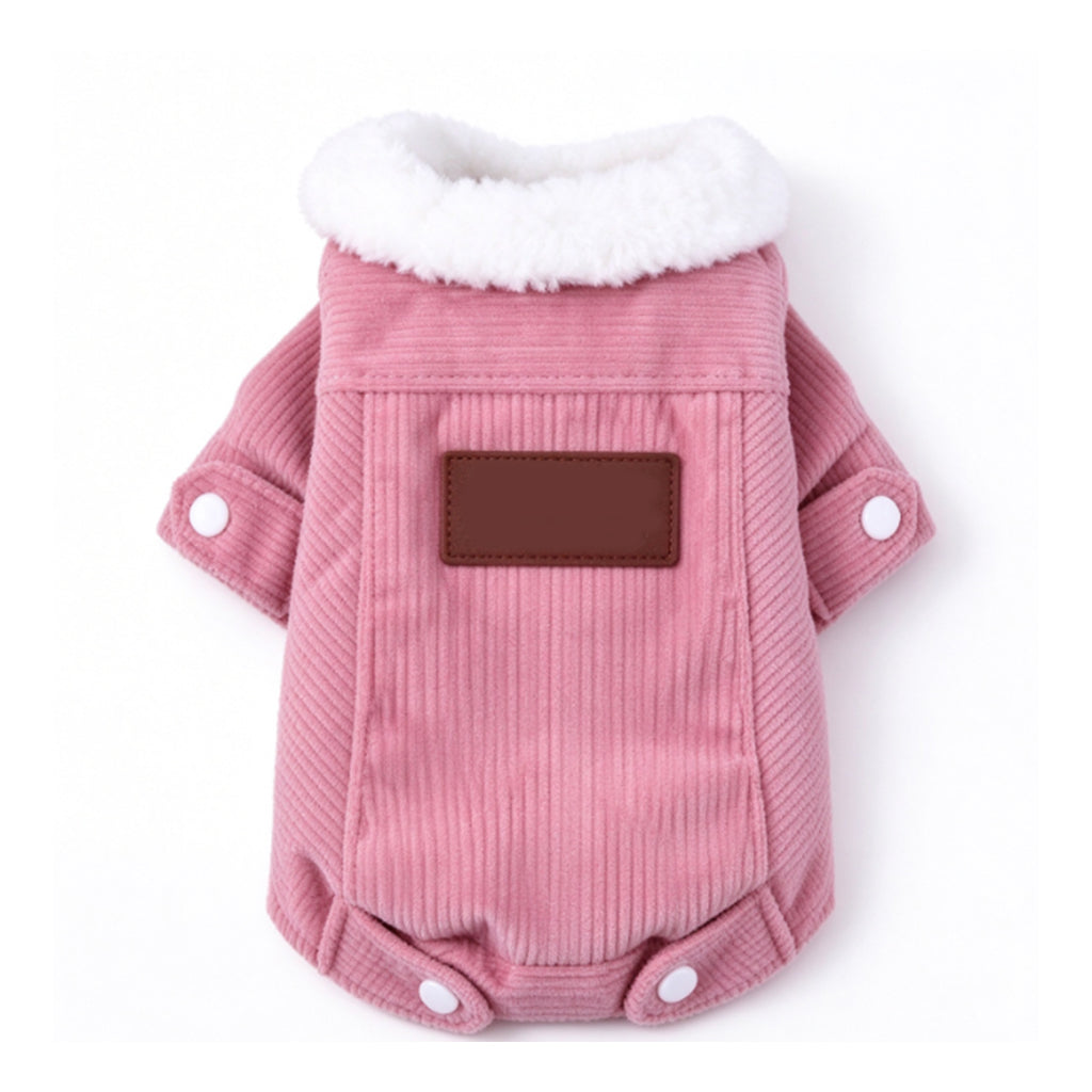 📢📢50% KORTING !! ⏰Warme hondenfleece huisdier vest – dik gevoerd, ingebouwde riemring voor honden en katten ✨