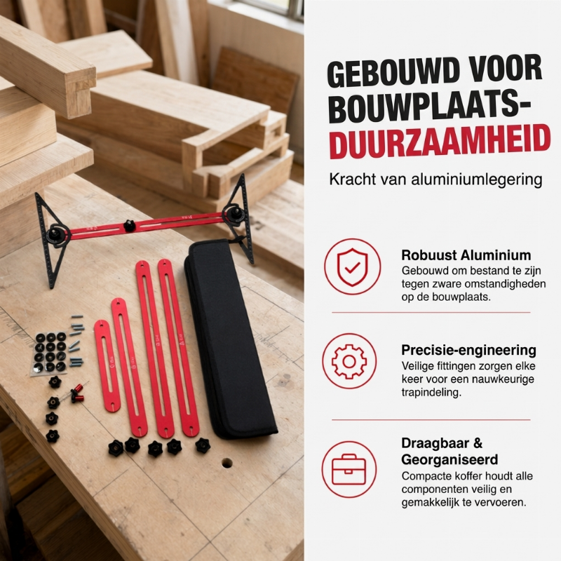 📐 BEPERKTE TIJDELIJKE KORTING: 50%! ⚙️ Multifunctionele Houtbewerkings Markeergereedschapsset – Massief Aluminium, Hoge Precisie, Draagbaar ✨