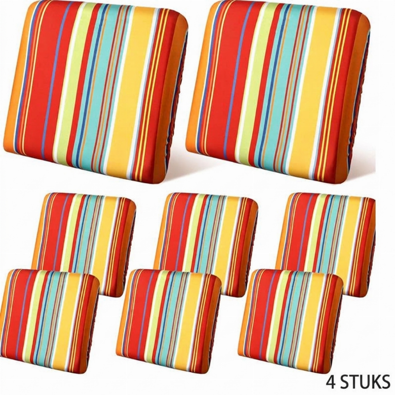 ⏳ Beperkte tijd speciale aanbieding⏰ Elastische kussenhoezen voor buiten | 4/8 stuks opfriskit🪑