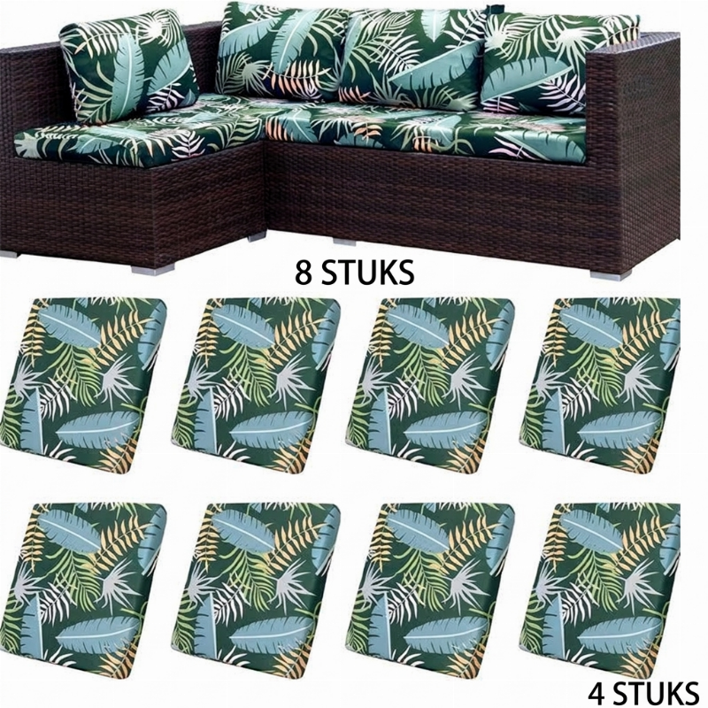 ⏳ Beperkte tijd speciale aanbieding⏰ Elastische kussenhoezen voor buiten | 4/8 stuks opfriskit🪑