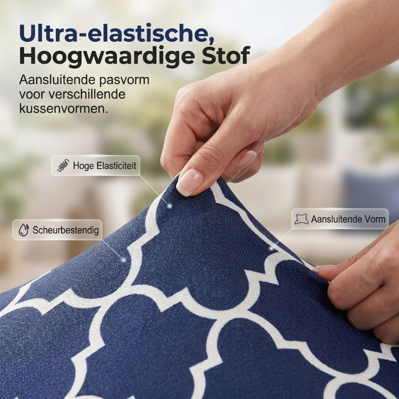 ⏳ Beperkte tijd speciale aanbieding⏰ Elastische kussenhoezen voor buiten | 4/8 stuks opfriskit🪑