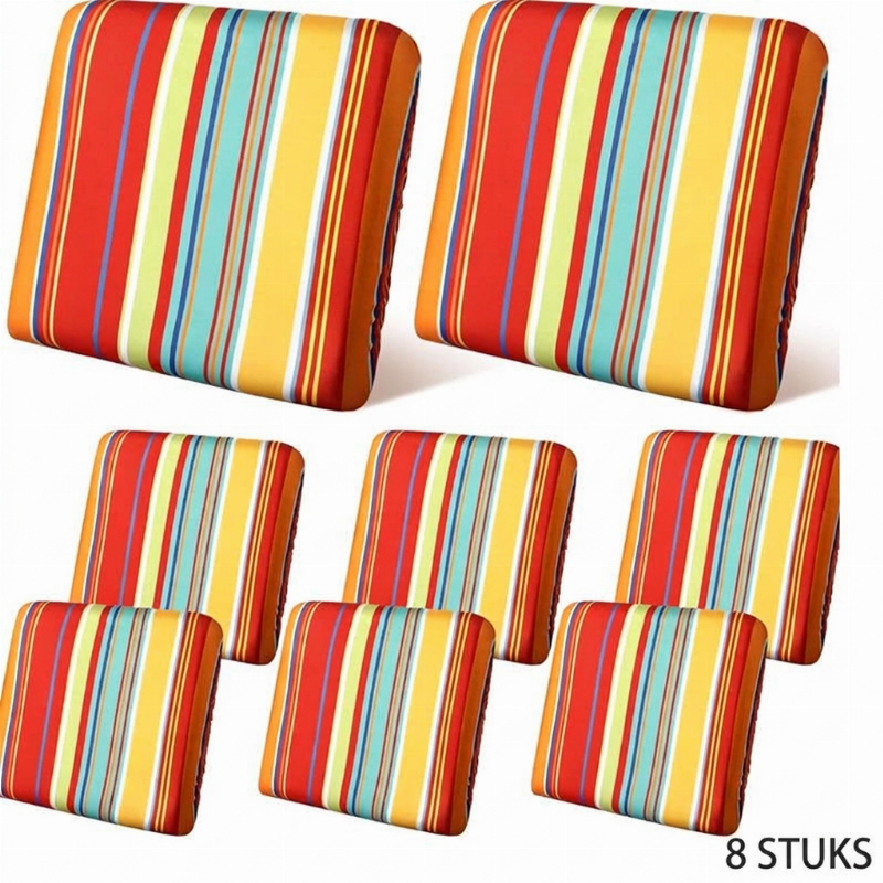 ⏳ Beperkte tijd speciale aanbieding⏰ Elastische kussenhoezen voor buiten | 4/8 stuks opfriskit🪑