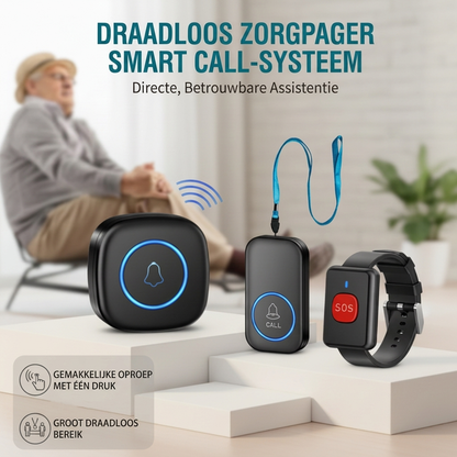 Draadloze zorgroepinstallatie Smart Call-systeem