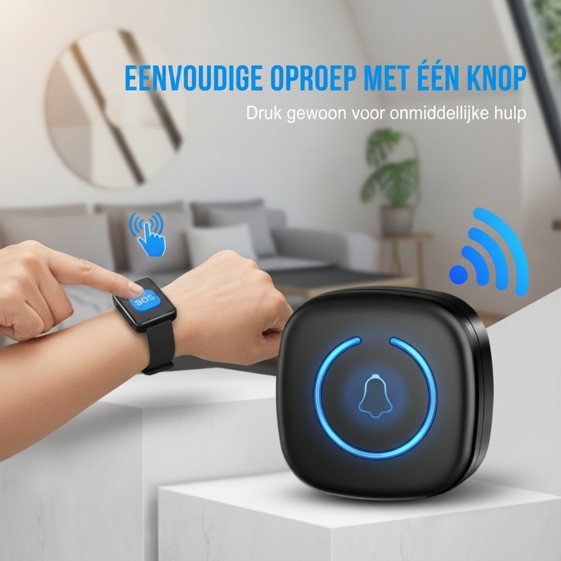 Draadloze zorgroepinstallatie Smart Call-systeem