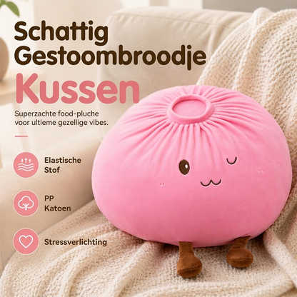 Schattig Bao Broodje Pluche Kussen