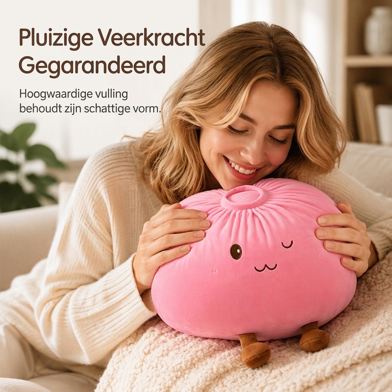 Schattig Bao Broodje Pluche Kussen