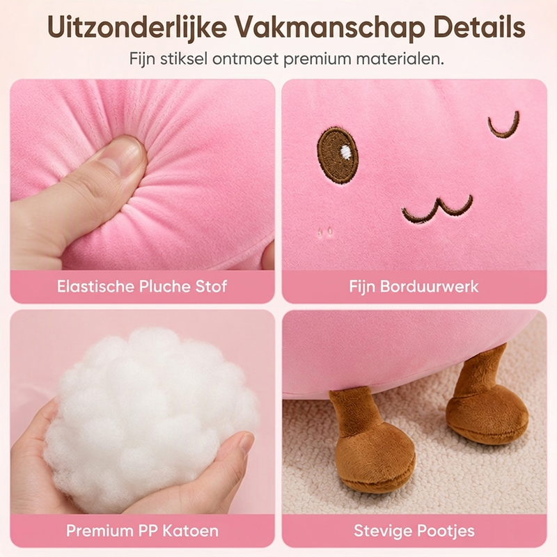 Schattig Bao Broodje Pluche Kussen