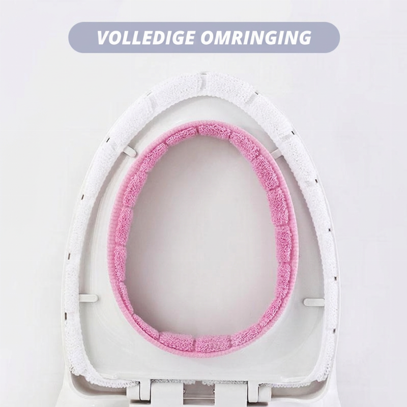 Gebreide Toiletbrilhoes met Handvat – Zacht, Warm & Wasbaar