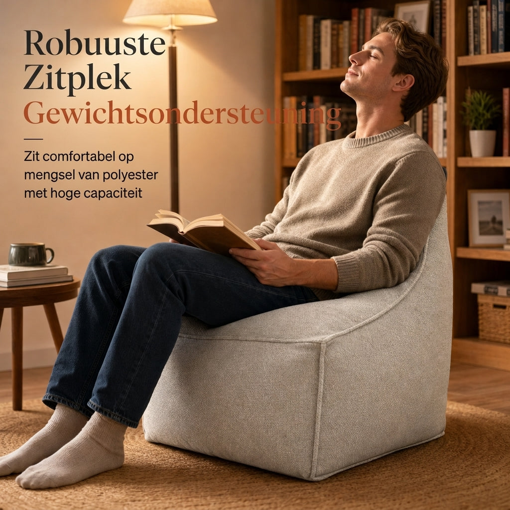 ⏳ Tijdelijke speciale aanbieding ⏰ Opbergkrukhoes: te vullen met kleding, draagvermogen 100 kg, brede rits, wasbaar, 45x45x23 cm