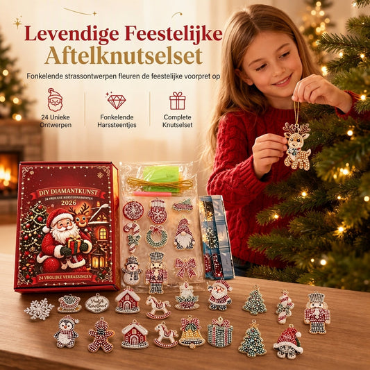 DIY-kit voor 24-daagse Kerst aftel ornament