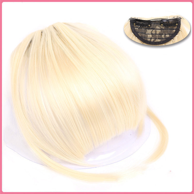 💇‍♀️ Synthetische rechte pony-haarextensie – Direct van kapsel veranderen ✨