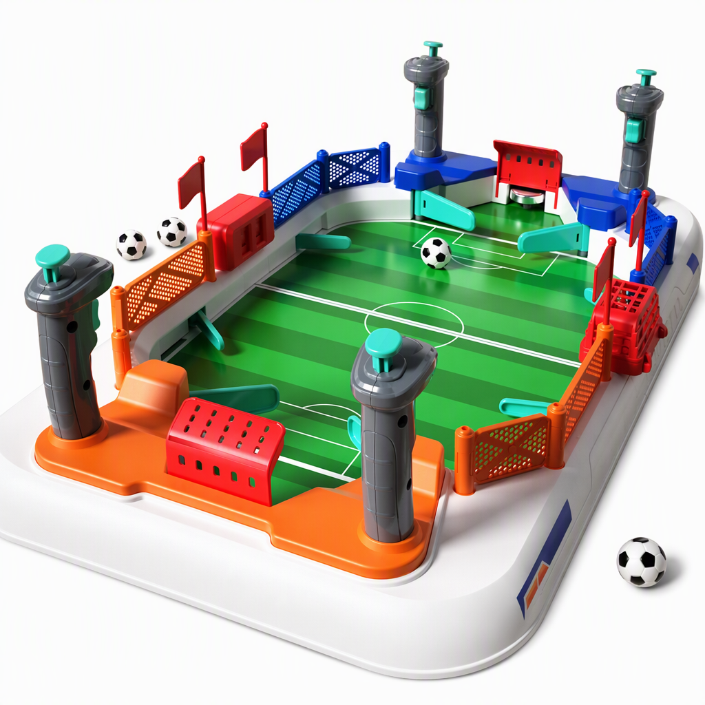 interactief tafelvoetbalspel voor twee spelers - gezellig tafelvoetbalspel voor kinderen