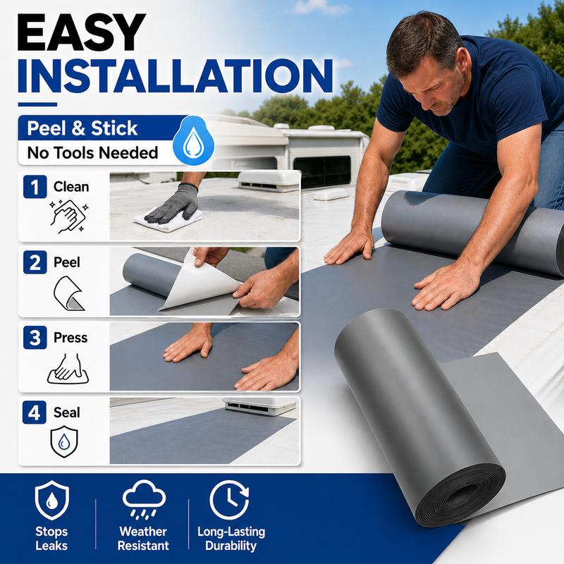⏳Tijdelijk 50% korting⏰Polymeer Waterdicht Membraan voor Stalen Golfplaten Daken🛡️🌧️