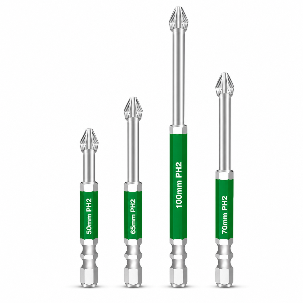 🛠50% KORTING🧱Set magnetische kruiskopbits – antislipgreep en schokbestendig, voor doe-het-zelf en reparaties