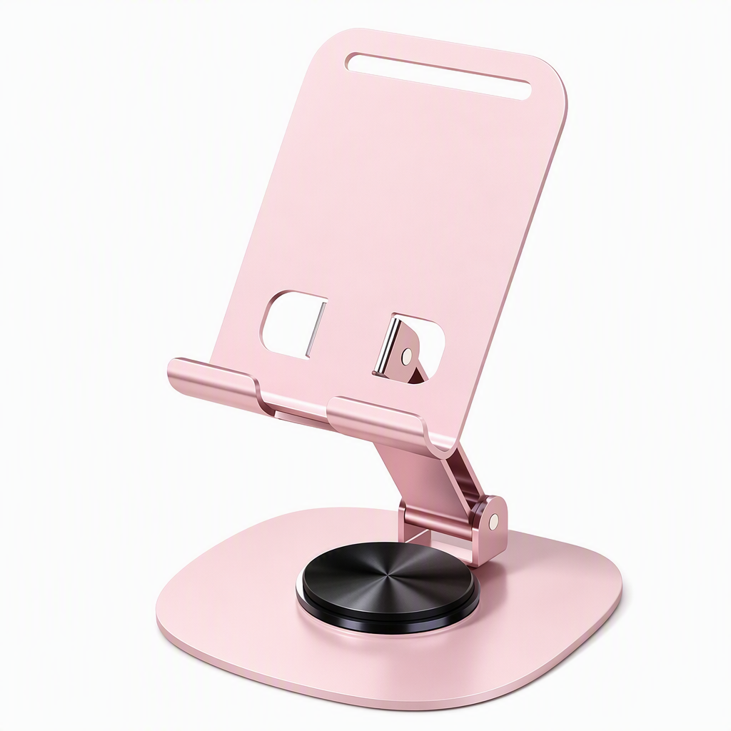 ⏳ Beperkte Tijdsaanbieding ⏰ Volledig Metalen Telefoonstandaard – 360° Draaibare Bureauhouder ✨