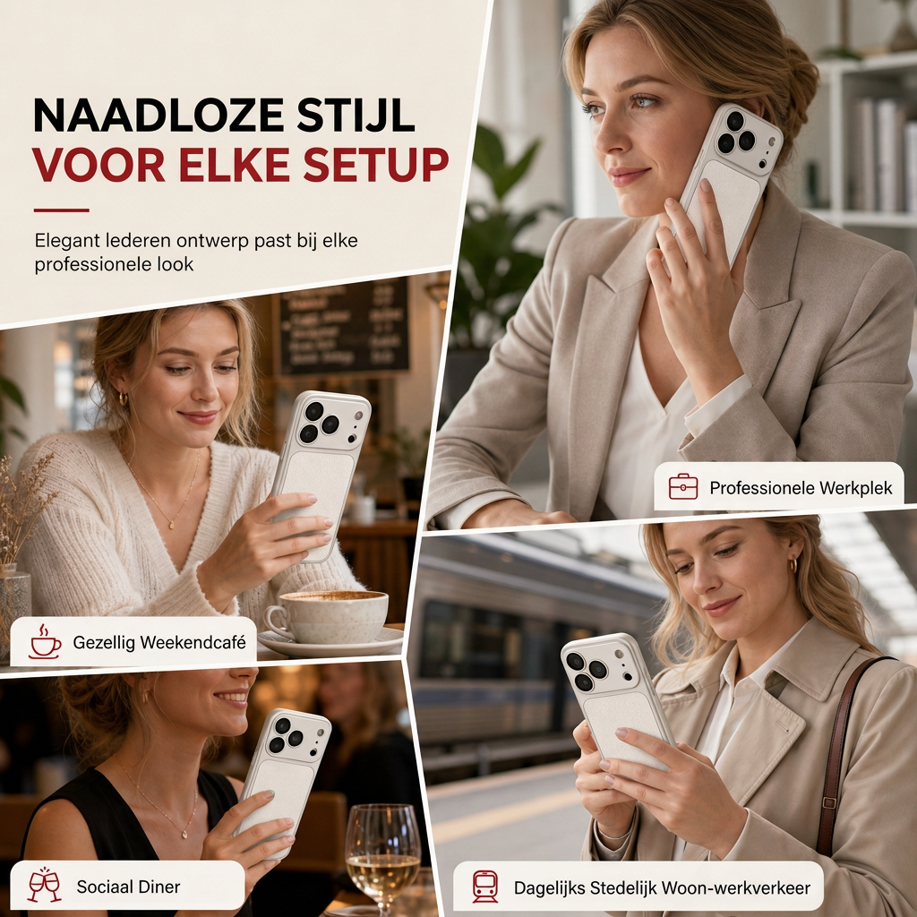 Effen kleur beschermende schokbestendige telefoonhoes