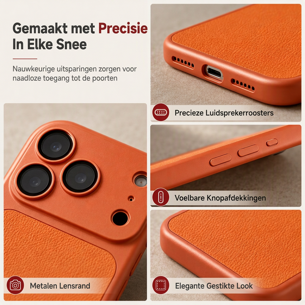 Effen kleur beschermende schokbestendige telefoonhoes