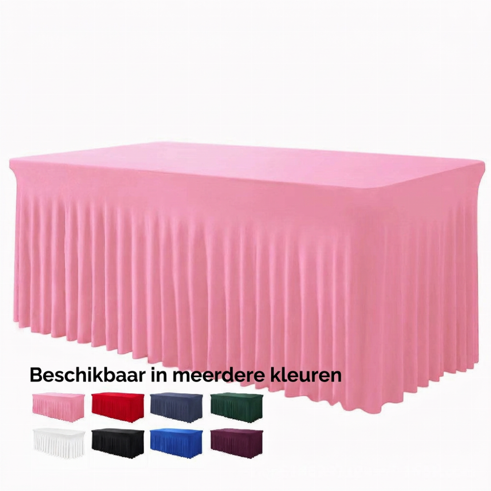 🎉 BEPERKTE TIJD 50% KORTING! ✅ Geplooide tafelrok voor evenementen – Elegant, kreukvrij en herbruikbaar 🎊