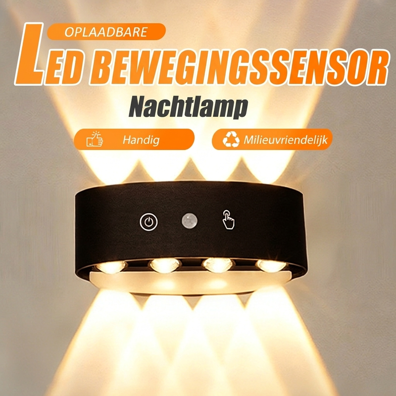Oplaadbaar LED-nachtlampje met bewegingssensor
