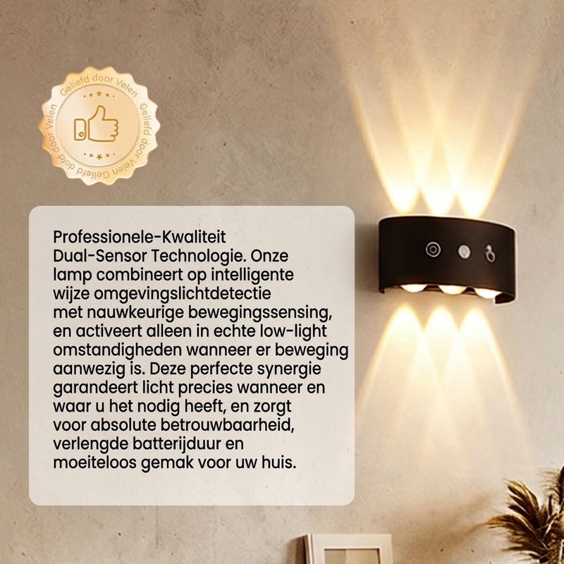 Oplaadbaar LED-nachtlampje met bewegingssensor