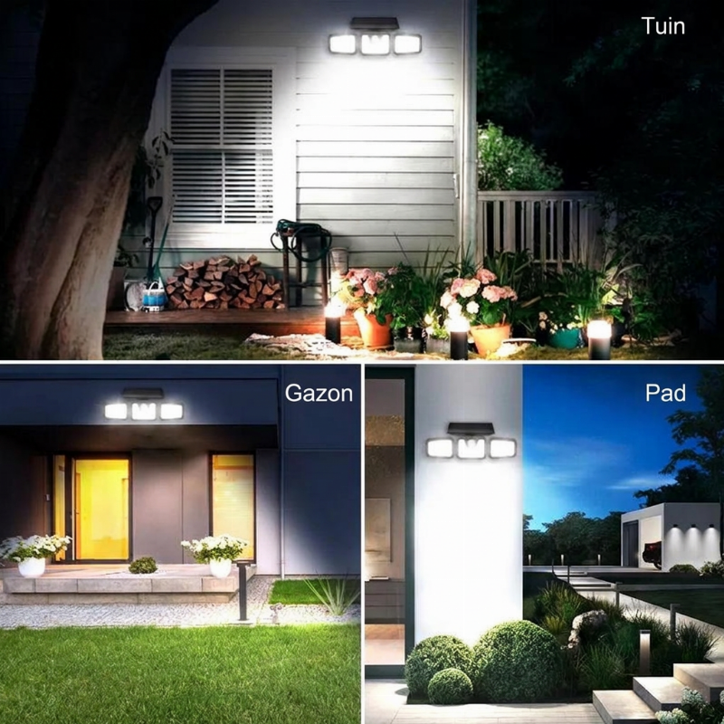 🔥Verstelbare Bewegingssensor Zonne-energie Lampen